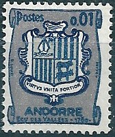 Andorre Français - 1964 - Y&T 153A ** - MNH