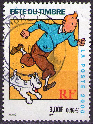 France - Y&T 3303 - Tintin et Milou - Fête du Timbre