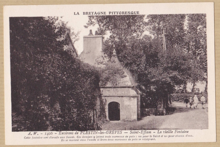 Environs de Plestin-les-Grèves - Saint-Efflam - la vieille fontaine