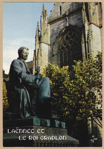  QUIMPER - Laënnec et le roi Gradlon