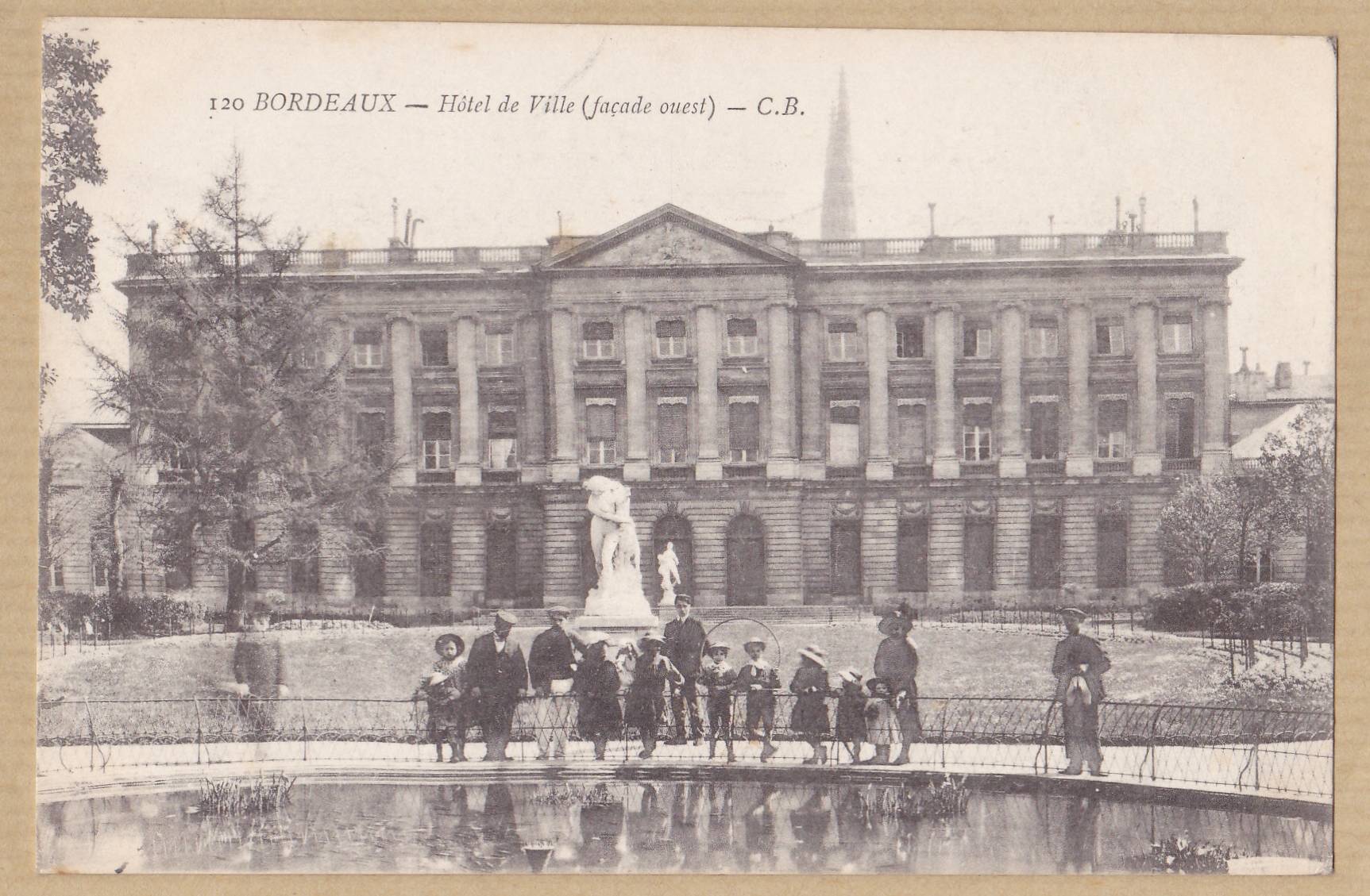 BORDEAUX - Hôtel de Ville - Façade ouest