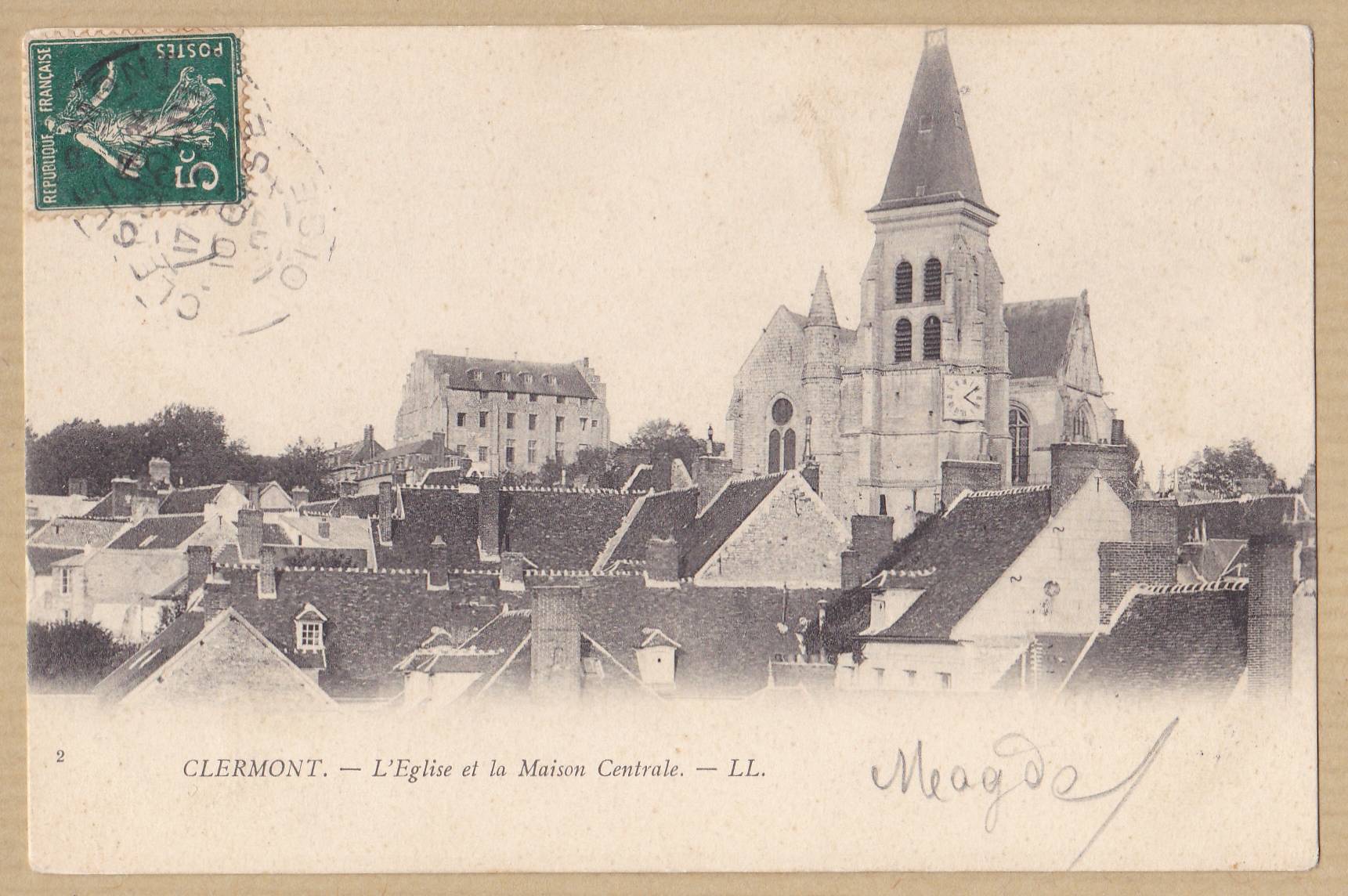 CLERMONT - L´église et la Maison Centrale