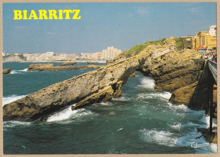 BIARRITZ - VUE PRISE DU ROCHER DE LA VIERGE