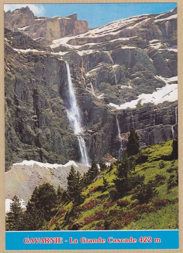 PYRENEES - GAVARNIE - La grande cascade