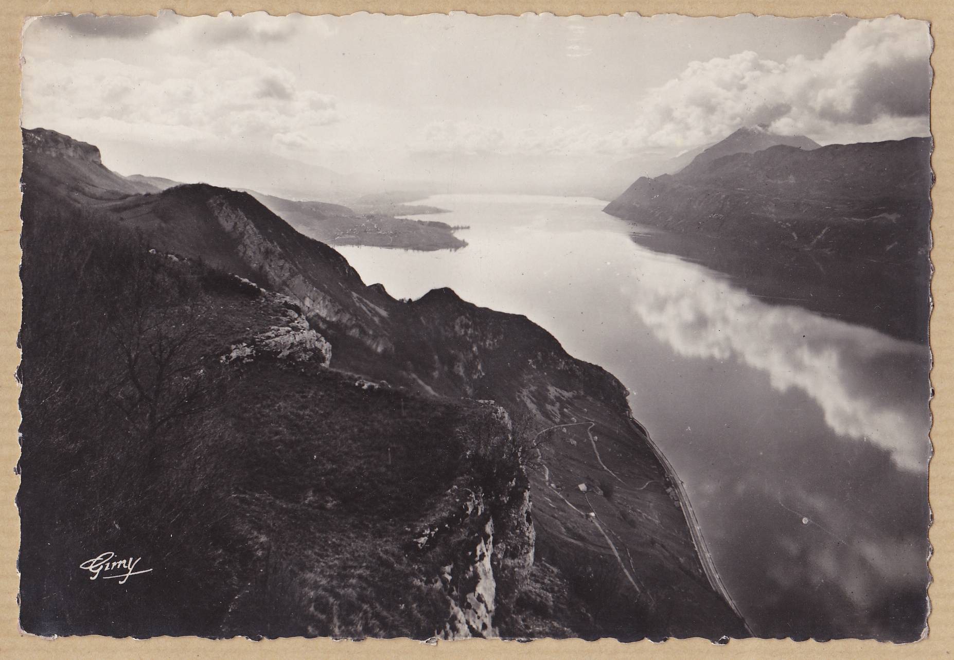 LE LAC DU BOURGET VU DE LA CHAMBOTTE