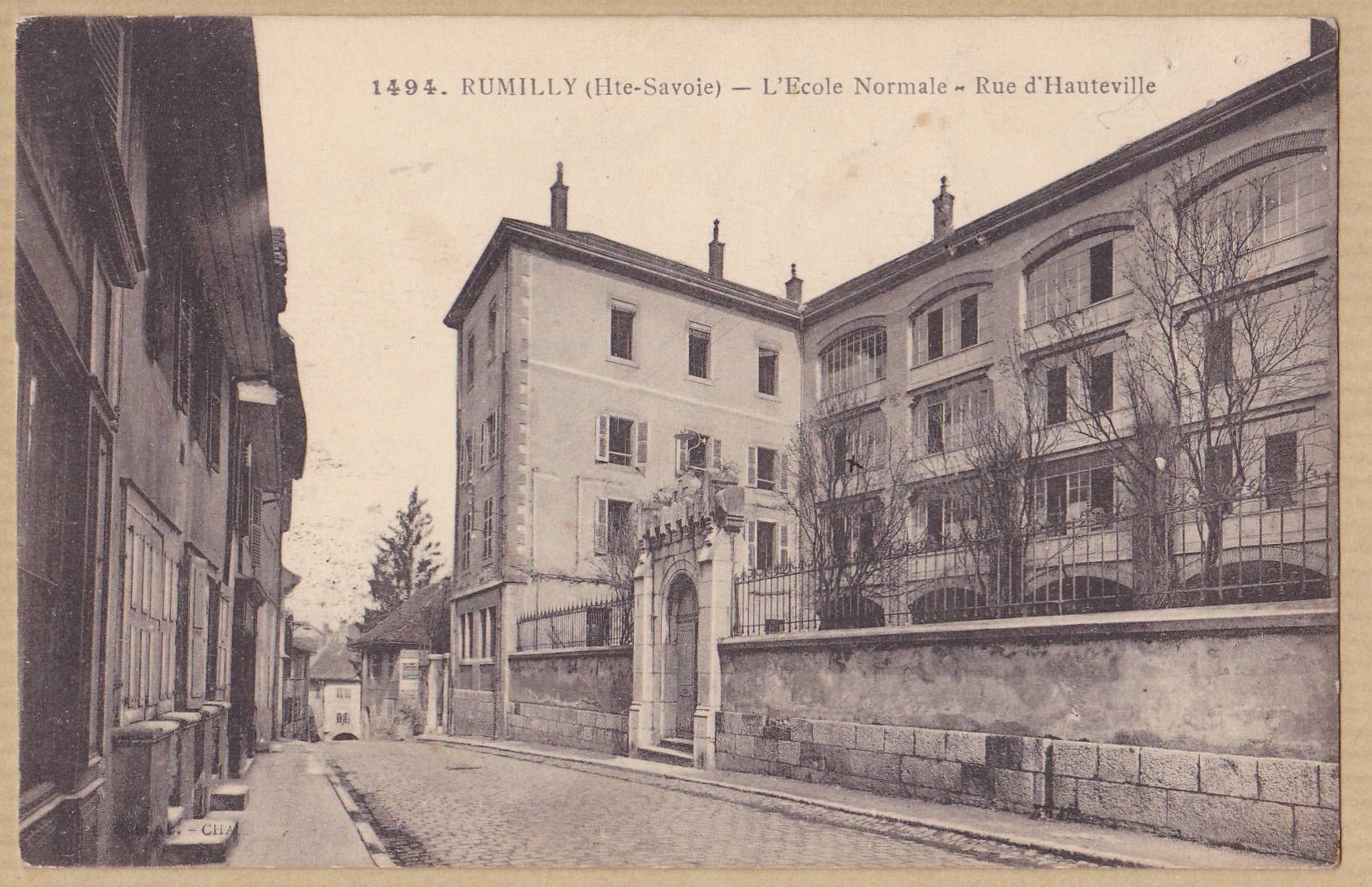 RUMILLY - L´Ecole Normale - Rue d´Hauteville