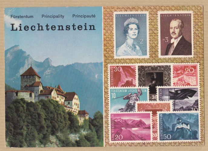 LIECHTENSTEIN - TIMBRES DE LA PRINCIPAUTE