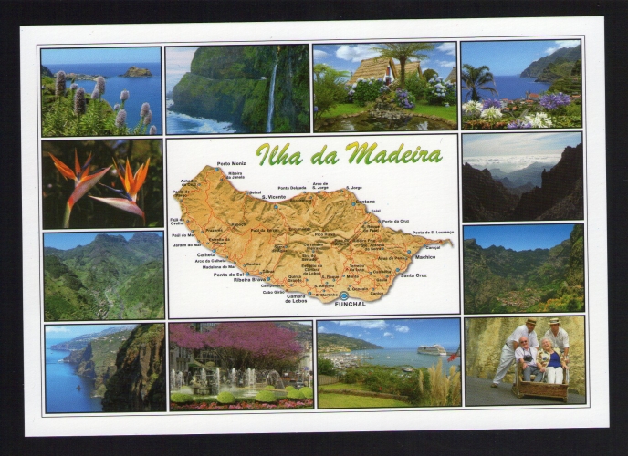 Carte Postale Postcard Ile de MADERE MADEIRA Vues PORTUGAL