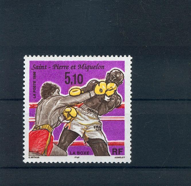 Saint Pierre et Miquelon 625 sport la boxe neuf ** TB MNH sin charnela prix de la poste  0.78