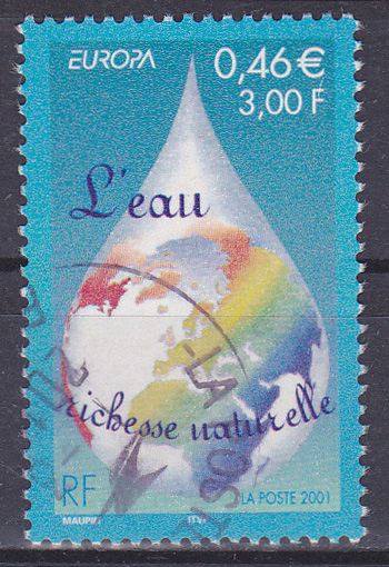 FRANCE 2001 OBLITERE N° 3388 europa