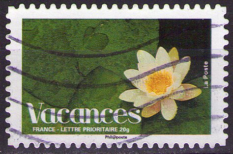 France - Y&T 4192 - Fleur de lotus blanche - Vacances