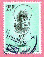 Timbre Oblitéré Used Stamp BELGIQUE 2F+1F BELGIUM