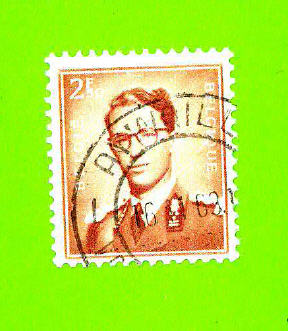 Timbre Oblitéré Used Stamp Selo Carimbado Roi Baudouin BELGIQUE BELGIË