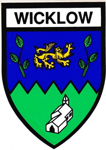 Irlande Wicklow 1995 - Blason adhésif du comté