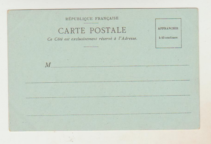 cpa   La Poste à la Trinidad   fac-similé de timbre