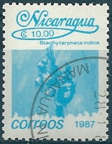 Nicaragua - 1987 - Y&T 1444 (o) - CTO - Cancelled - Used