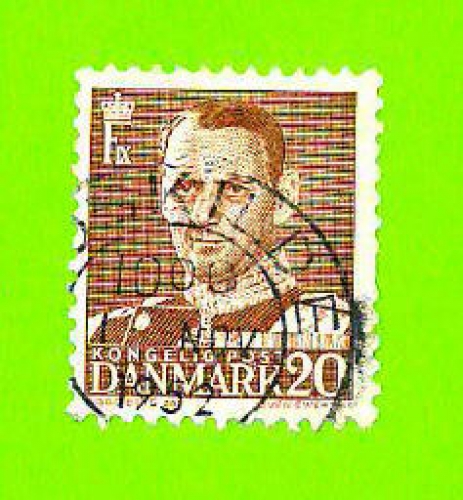 Timbre Oblitéré Mint Used Stamp Kongelig Post DANMARK 20 DANEMARK