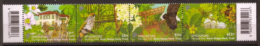 Singapour 2010 YT 1788-1791 MNH Kent ridge park trail