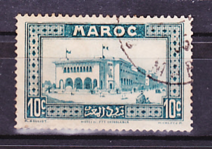 MAROC 1933-34 Y& T N° 132 Oblitéré