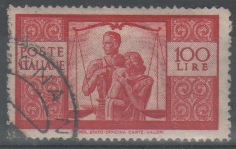 Italie 1946 - Démocratique 100 L.