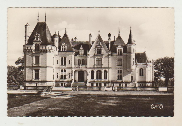 cpsm 36   Environs d'Ecueillé Le Château d'Oublaise