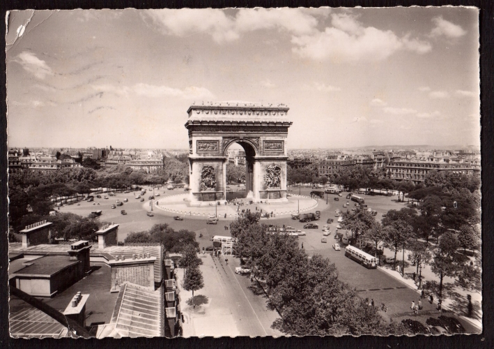 France Cpsm  Paris l' Arc de Triomphe de l' Etoile 