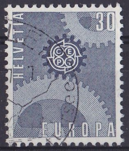 SUISSE 1967 OBLITERE N° 783 europa