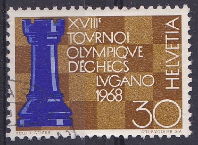 SUISSE 1968 OBLITERE N° 804