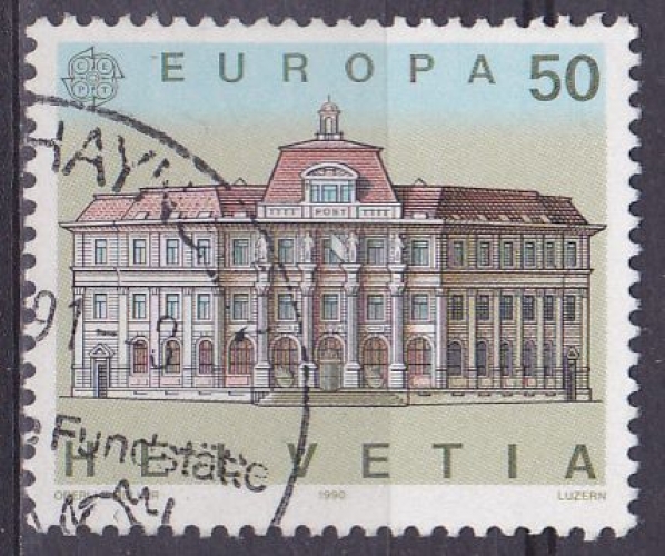 SUISSE 1990 OBLITERE N° 1347 europa