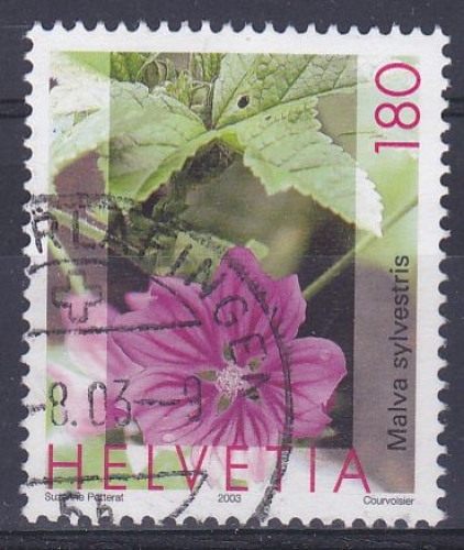 SUISSE 2003 OBLITERE N° 1750 fleurs