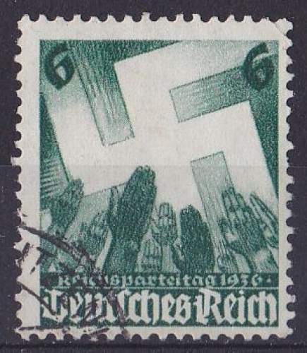 ALLEMAGNE REICH 1936 oblitéré N° 580