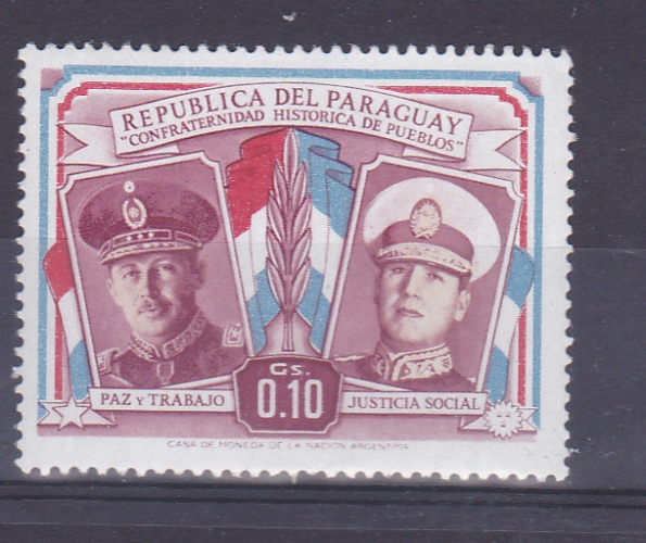  PARAGUAY 1955 Y& T N° 507**