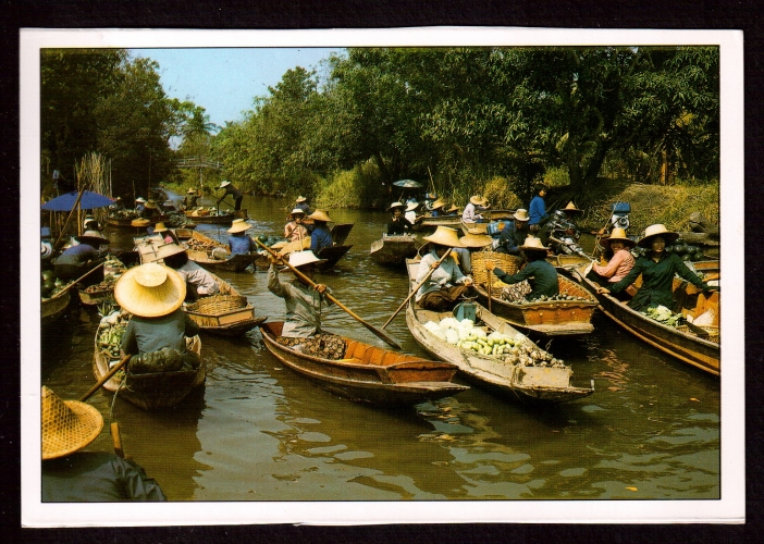 Thailande Cpm Damnernsaduak  Floating Market, Rajbury Province 