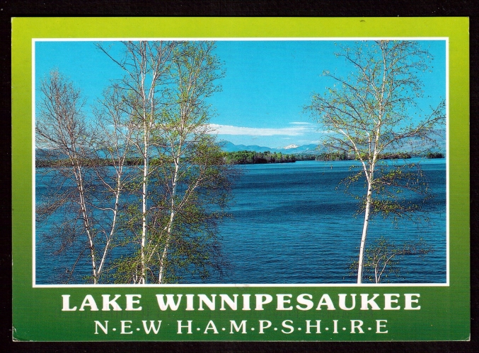 Etats-Unis Carte Postale Cpm  Lake Winnipesaukee New Hampshire circulé