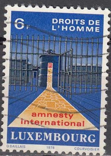 Luxembourg 1978 Michel 974 O Cote (2008) 0.30 Euro Amnesty International