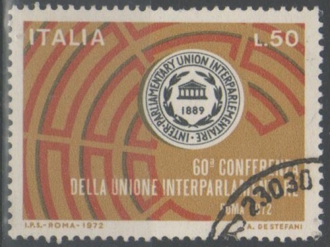 Italie 1972 - Union Interparlamentaire L. 50