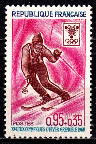 France 1547 ( Hors série ) J.O. Grenoble / Seul timbre ski