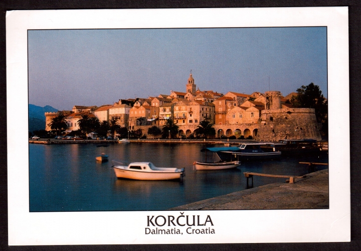 Croatie Cpm Korcula Dalmatia, Croatia Sun Stone Sea 