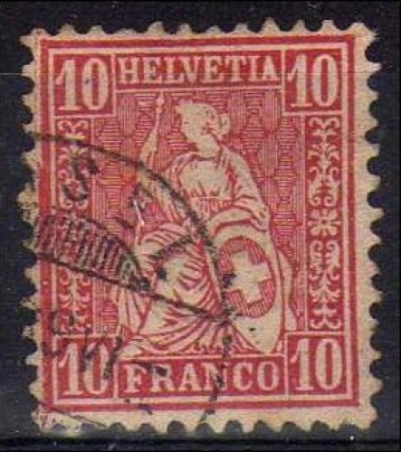 Suisse 1867 - Helvetia 10 c.  (g2422)