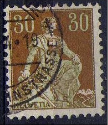 Suisse 1908 - Helvetia 30 c.