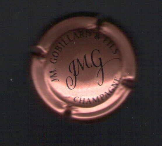 Capsule champagne J. M. GOBILLARD et FILS Rosé HAUTVILLERS FRANCE