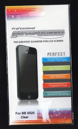 Film protecteur pour écran LCD Blackberry 8520 Clair Guarder Screen