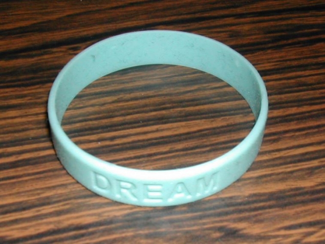 Bracelet Silicone Bleu DREAM