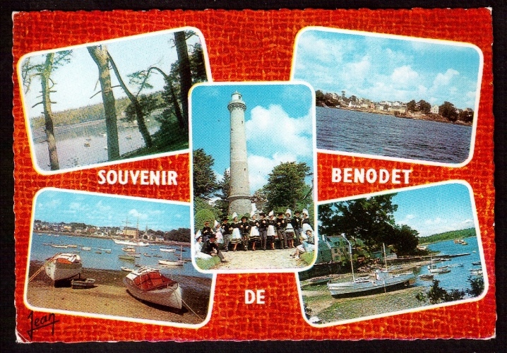 France Cpm Souvenir de Bénodet Station Balnéaire  circulé