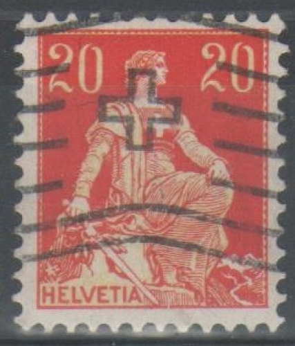 Suisse 1907 - Helvetia 20 c.