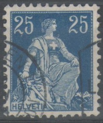 Suisse 1907 - Helvetia 25 c.