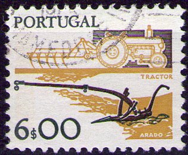 Portugal - Y&T 1370 - Araire et tracteur