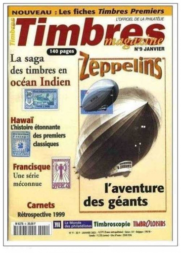 Timbres Magazine N°009 Janvier 2001