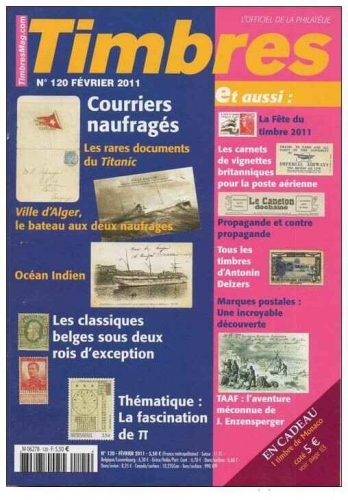 Timbres Magazine N°120 Février 2011