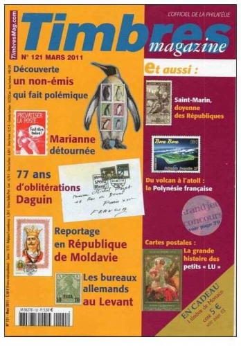 Timbres Magazine N°121 Mars 2011